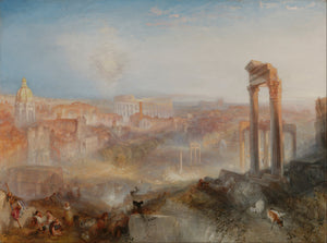 J.M.W. Turner - Modern Rome, Campo Vaccino (1839) - 17" x 22" Fine Art Print