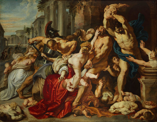 {{ product_title }} Fine Art Print | {{ product_vendor }} Jakero77 Peter Paul Rubens - The Massacre of the Innocents (1611-12) Fine Art Print Art Print  Jakero77