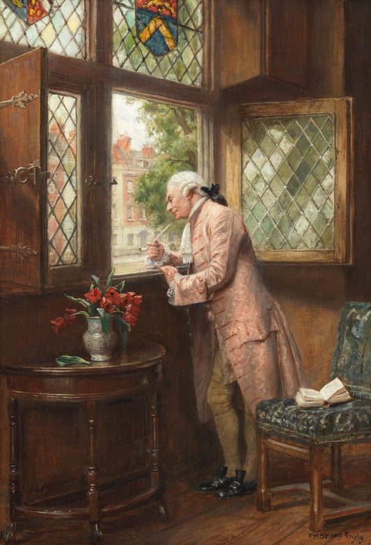 {{ product_title }} Fine Art Print | {{ product_vendor }} Jakero77 Frank Moss Bennett - Watching the Day Go By (1939) Fine Art Print Art Print  Jakero77