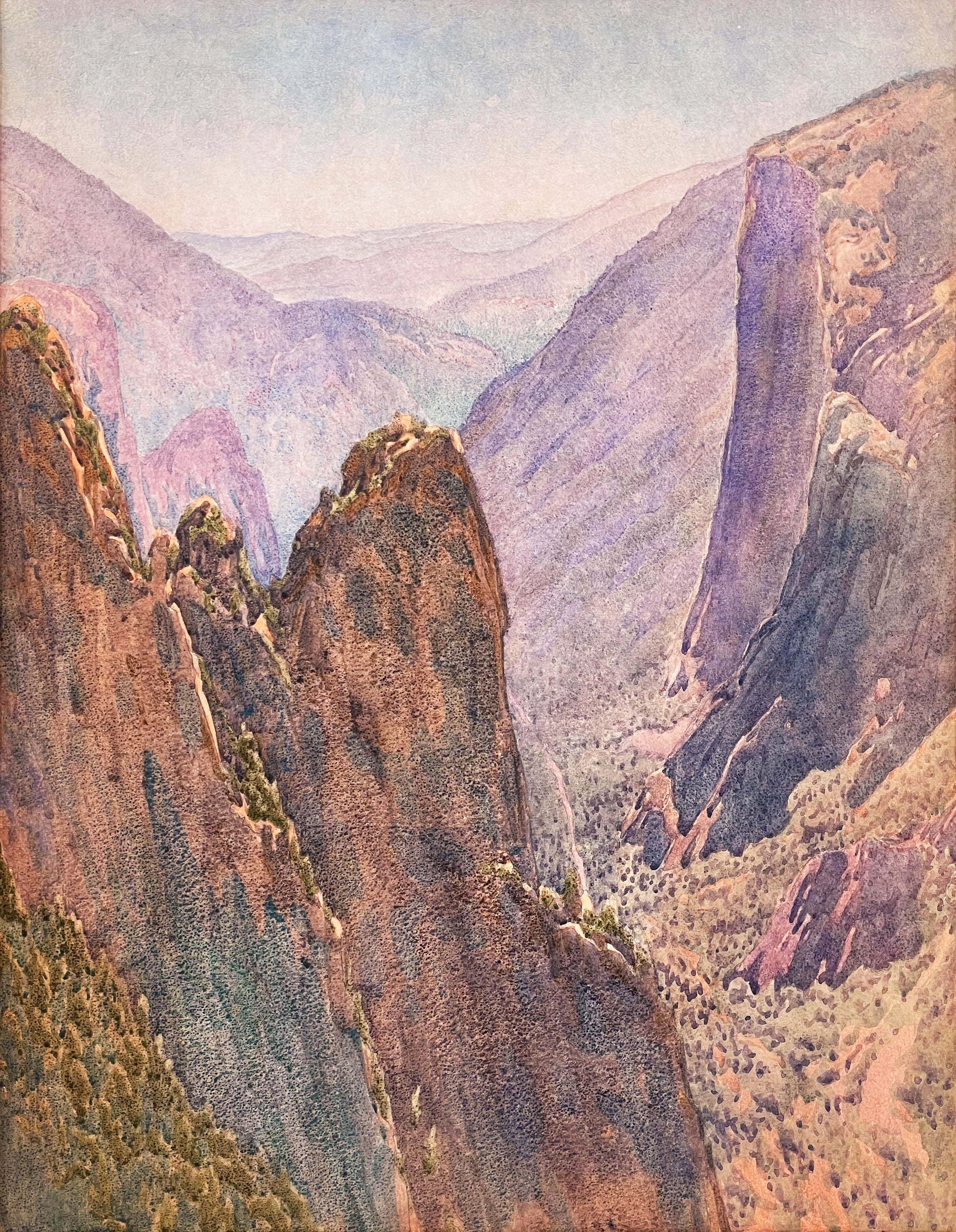 {{ product_title }} Fine Art Print | {{ product_vendor }} Jakero77 Gunnar Widforss - Yosemite Valley El Capitan (1921) Fine Art Print Art Print  Jakero77