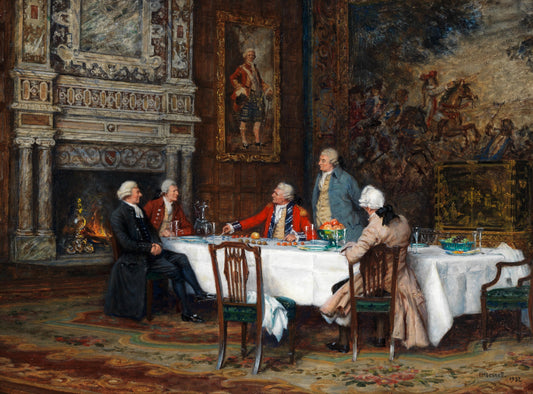 {{ product_title }} Fine Art Print | {{ product_vendor }} Jakero77 Frank Moss Bennett - Discussing Strategy (1932) Fine Art Print Art Print  Jakero77