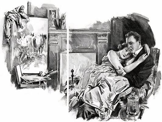 {{ product_title }} Fine Art Print | {{ product_vendor }} Jakero77 Howard Chandler Christy - Lucky Strike Advertisement (1932) Fine Art Print Art Print  Jakero77