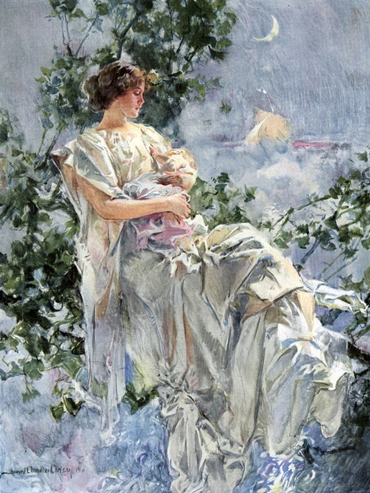 {{ product_title }} Fine Art Print | {{ product_vendor }} Jakero77 Howard Chandler Christy - Cafe des Artistes (1920s) Fine Art Print Art Print  Jakero77