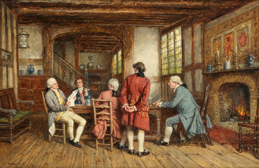 {{ product_title }} Fine Art Print | {{ product_vendor }} Jakero77 Frank Moss Bennett - Reading the News (1945) Fine Art Print Art Print  Jakero77