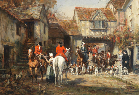 {{ product_title }} Fine Art Print | {{ product_vendor }} Jakero77 Frank Moss Bennett - The Meet (circa 1920s) Art Print  Jakero77