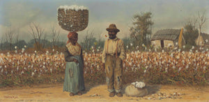 William Aiken Walker - The Cotton Field (circa 1880s) - 17" x 22" Fine Art Print