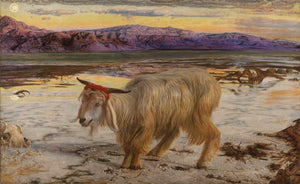 William Holman Hunt - The Scapegoat (1854) Dead Sea - 17" x 22" Fine Art Print