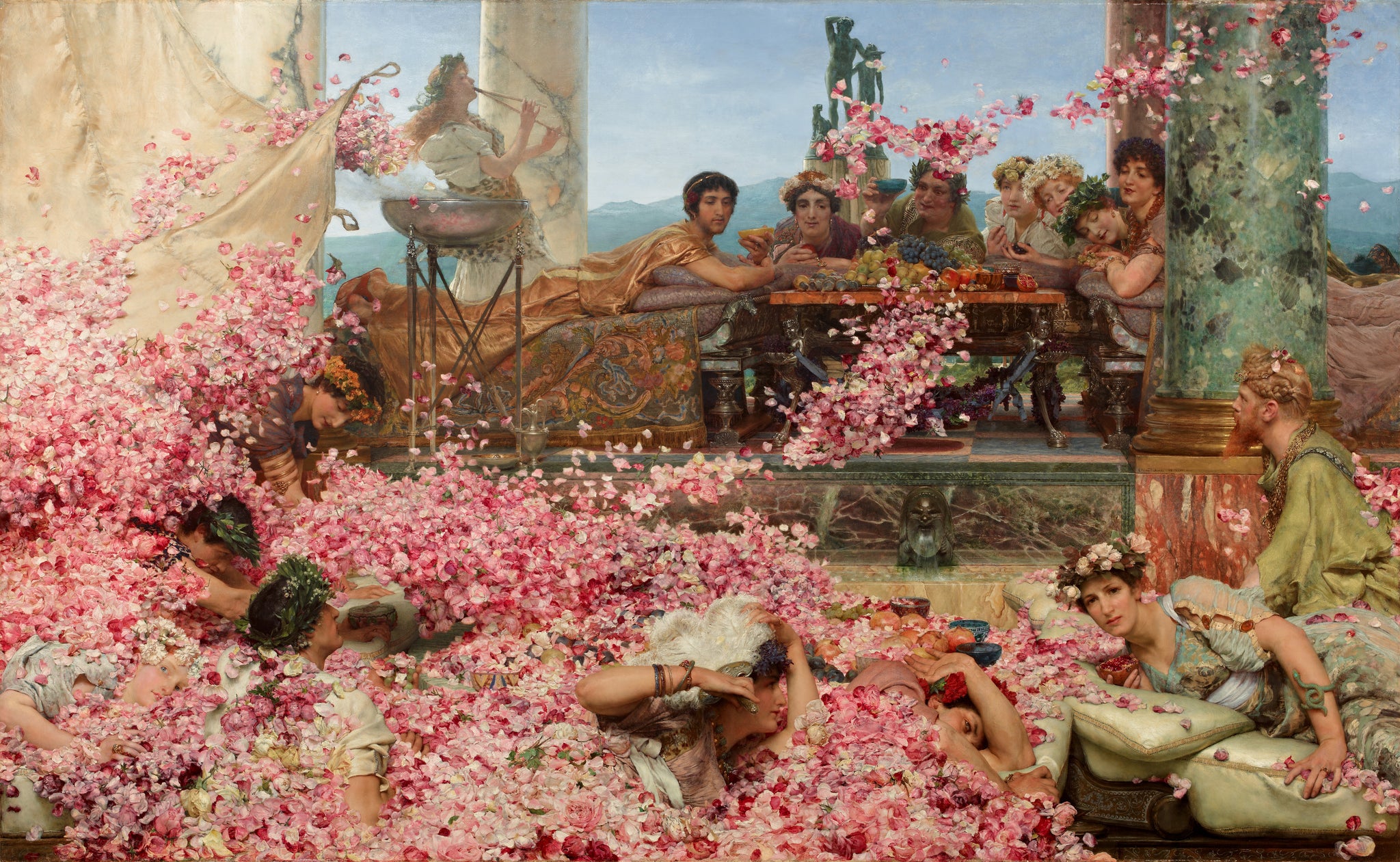 Lawrence Alma-Tadema - The Roses of Heliogabalus (1888) - 17"x22" Fine Art Print