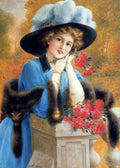 {{ product_title }} Fine Art Print | {{ product_vendor }} Jakero77 Emile Vernon - Carnations Are For Love (1909) Paris Art Print  Jakero77