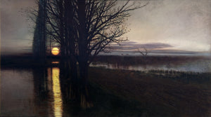 Stanislaw Maslowski - Moonrise (1884) - 17" x 22" Fine Art Print