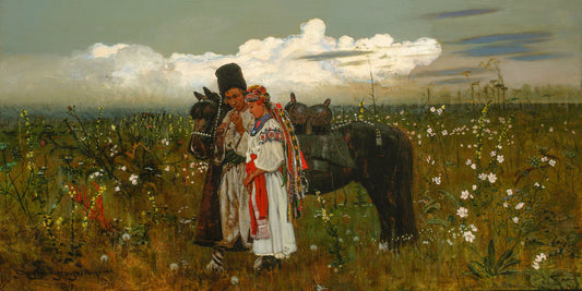 {{ product_title }} Fine Art Print | {{ product_vendor }} Jakero77 Stanislaw Maslowski - Jarema's Dumka (1879) Fine Art Print Art Print  Jakero77