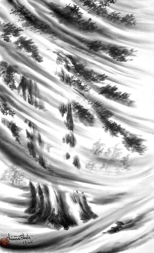 {{ product_title }} Fine Art Print | {{ product_vendor }} Jakero77 Chiura Obata - Glorious Struggle (1965) Fine Art Print Art Print  Jakero77