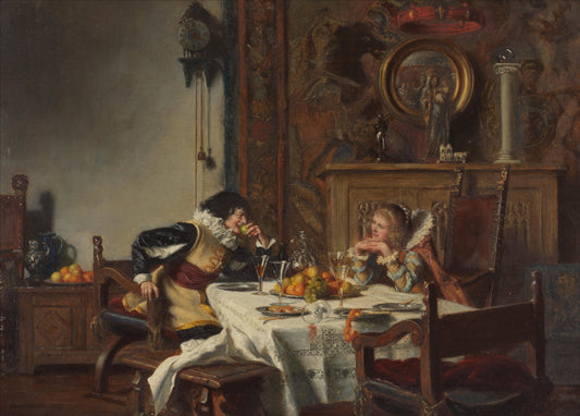 {{ product_title }} Fine Art Print | {{ product_vendor }} Jakero77 Frank Moss Bennett - The Lovers (1918) Fine Art Print Art Print  Jakero77