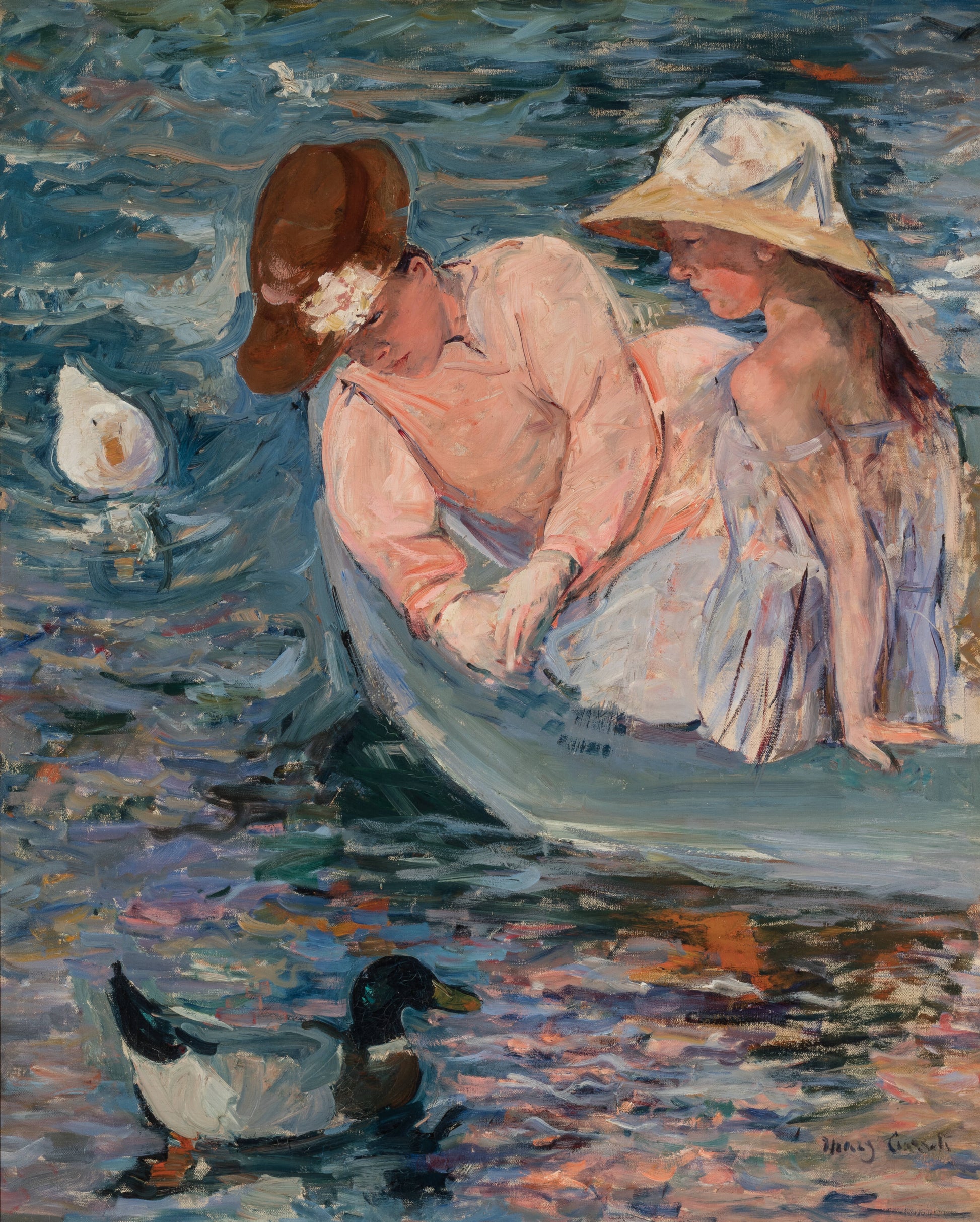 {{ product_title }} Fine Art Print | {{ product_vendor }} Jakero77 Mary Cassatt - Summertime (1894) Fine Art Print Art Print  Jakero77