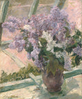 {{ product_title }} Fine Art Print | {{ product_vendor }} Jakero77 Mary Cassatt - Lilacs in a Window (1880-83) Flowers Fine Art Print Art Print  Jakero77
