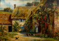 {{ product_title }} Fine Art Print | {{ product_vendor }} Jakero77 Frank Moss Bennett - Winterbourne, Stickland Dorset (1919) Art Print Art Print  Jakero77