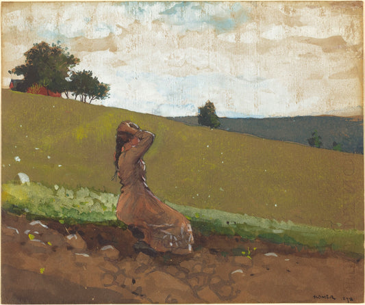 {{ product_title }} Fine Art Print | {{ product_vendor }} Jakero77 Winslow Homer - The Green Hill (1878) Fine Art Print Art Print  Jakero77