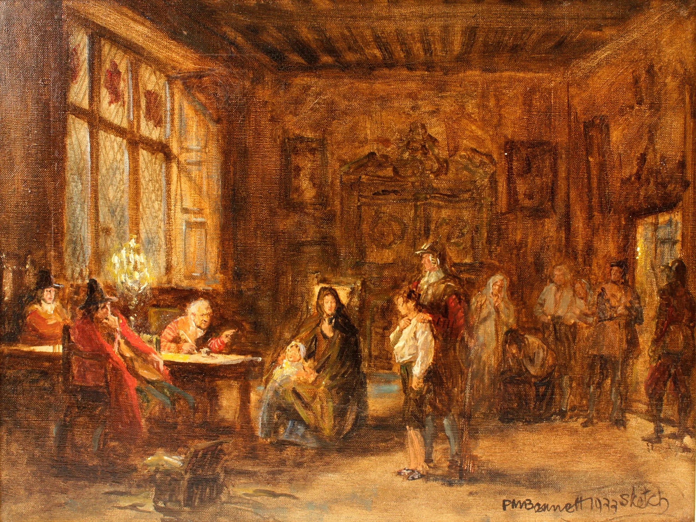 {{ product_title }} Fine Art Print | {{ product_vendor }} Jakero77 Frank Moss Bennett - Up Before the Magistrate (1933) Fine Art Print Art Print  Jakero77