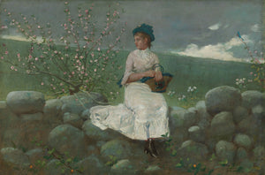 Winslow Homer - Peach Blossoms (1878) - 17" x 22" Fine Art Print