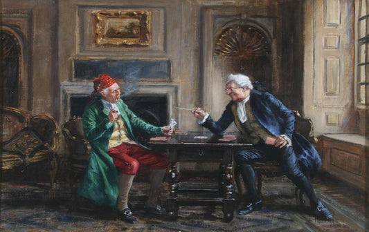 {{ product_title }} Fine Art Print | {{ product_vendor }} Jakero77 Frank Moss Bennett - A Bit of Banter (1903) Fine Art Print Art Print  Jakero77