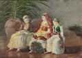 {{ product_title }} Fine Art Print | {{ product_vendor }} Jakero77 Winslow Homer - Children Under a Palm Tree (1885) Fine Art Print Art Print  Jakero77