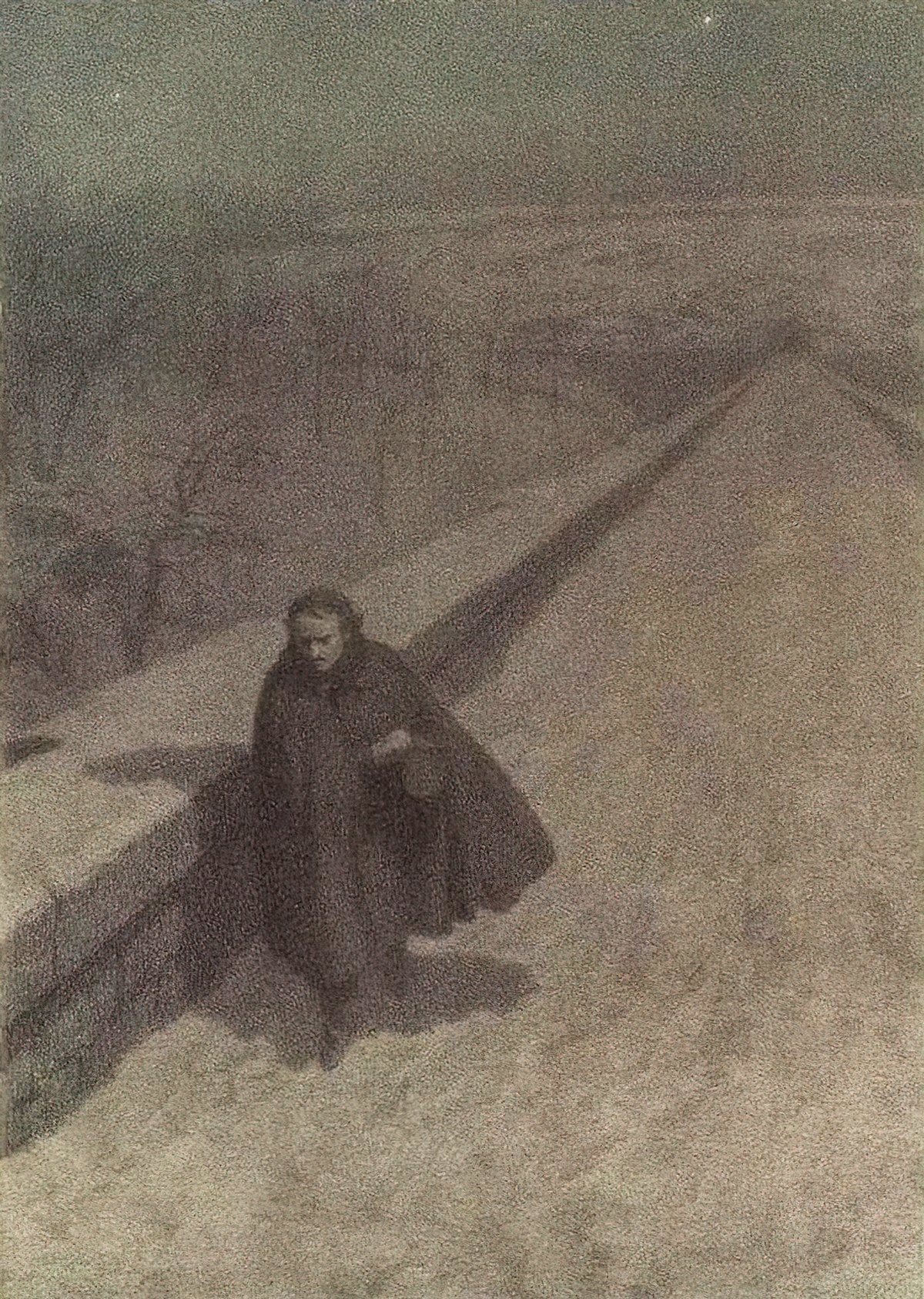 {{ product_title }} Fine Art Print | {{ product_vendor }} Jakero77 Bernard Jacob Rosenmeyer Edgar Allan Poe Walking Highbridge 1930 Print Art Print  Jakero77