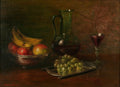 {{ product_title }} Fine Art Print | {{ product_vendor }} Jakero77 Frank Moss Bennett Still Life with Fruit Wine Glass 1909 Fine Art Print Art Print  Jakero77