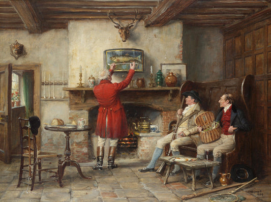 {{ product_title }} Fine Art Print | {{ product_vendor }} Jakero77 Frank Moss Bennett A Near Thing 1938 Hunting Fishing Fine Art Print Art Print  Jakero77