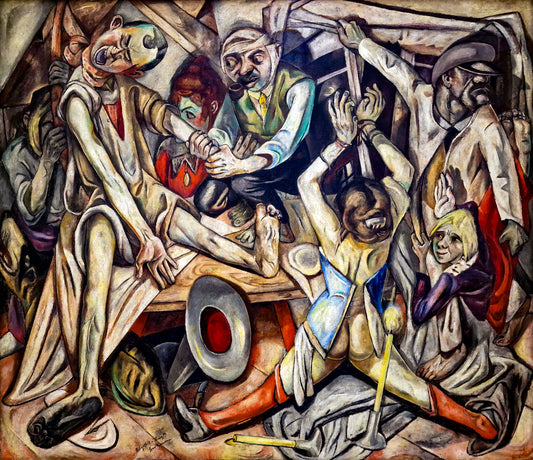 {{ product_title }} Fine Art Print | {{ product_vendor }} Jakero77 Max Beckmann The Night 1918 World War One WW1 Fine Art Print Art Print  Jakero77