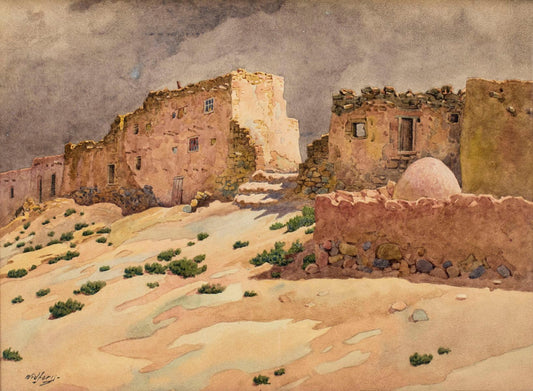 {{ product_title }} Fine Art Print | {{ product_vendor }} Jakero77 Gunnar Mauritz Widforss Indian Village 1930 California Fine Art Print Art Print  Jakero77