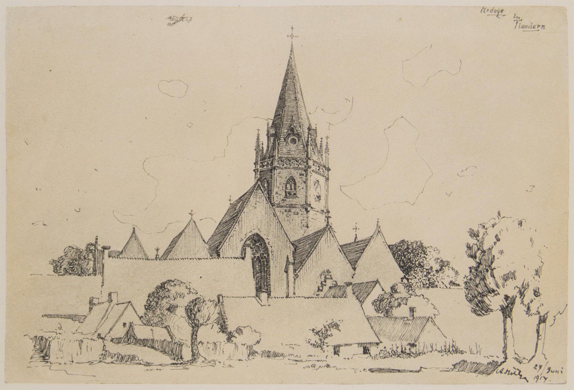 {{ product_title }} Fine Art Print | {{ product_vendor }} Jakero77 Adolf Hitler Ardoye in Flanders Summer 1917 Fine Art Print Art Print  Jakero77