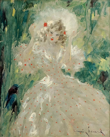 Louis Icart The Summer Dress 1925 French Fashion Art Deco Fine Art Print 17"x22"