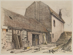 Adolf Hitler Shelter Unterstand in Fournes 1915 Fine Art Print 17" x 22"
