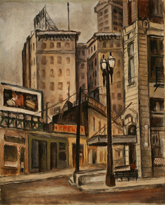 {{ product_title }} Fine Art Print | {{ product_vendor }} Jakero77 Kamekichi Tokita Unknown Cityscape 1930 Architecture Fine Art Print Art Print  Jakero77