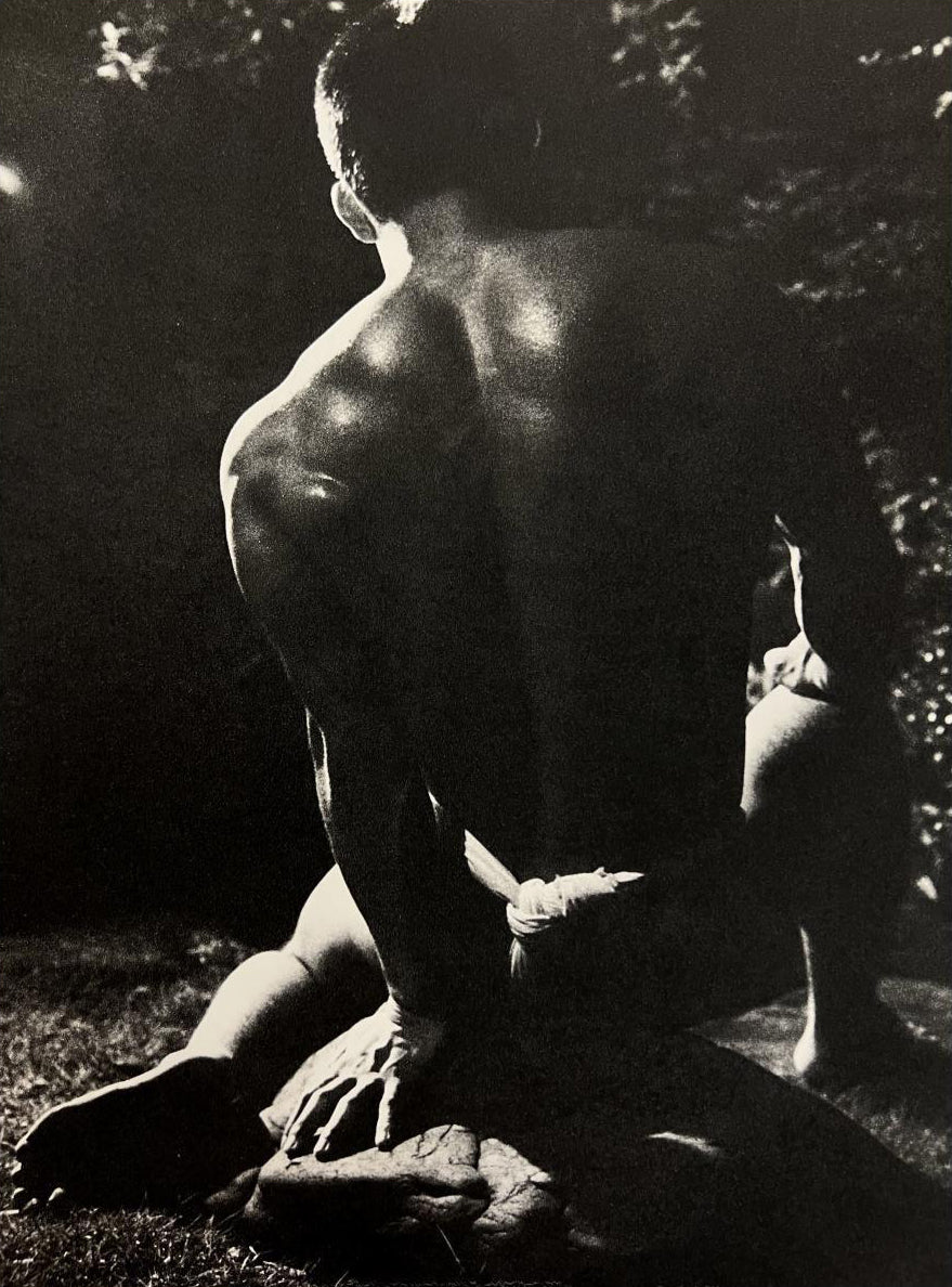 Tamotsu Yato Semi Nude Japanese Male Physique Posing 1967 Fine Art Print 17"x22"