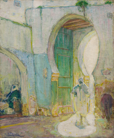Henry Ossawa Tanner Gateway Tangier Morocco Arch 1912 Fine Art Print 17" x 22"