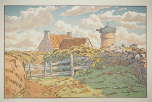 Henri Riviere Brittany The Old Mill at Loguivy 1910 Fine Art Print 17" x 22"