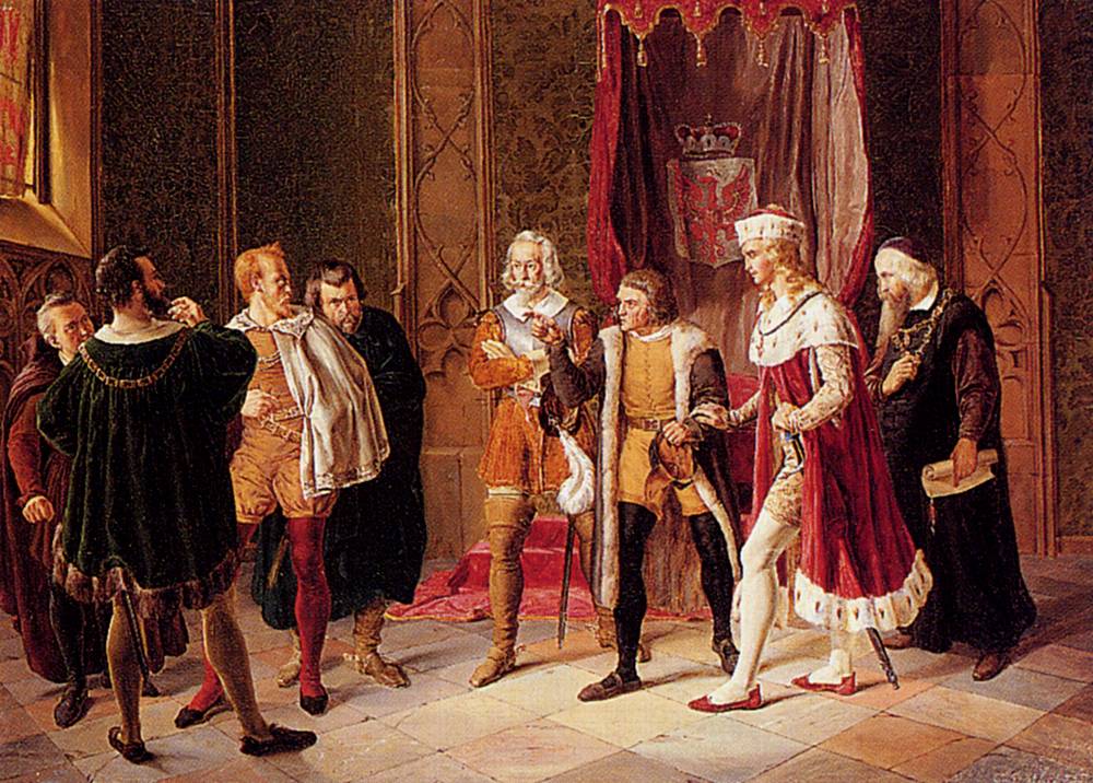 Konstantin Makovsky Difficult Negotiations 1883 Fine Art Print