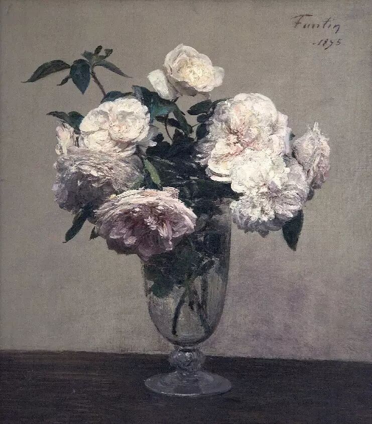 Henri Fantin-Latour Vase of Peonies 1875 Fine Art Print