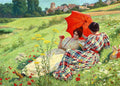 Ludovic Alleaume In the Countryside 1910 Fine Art Print