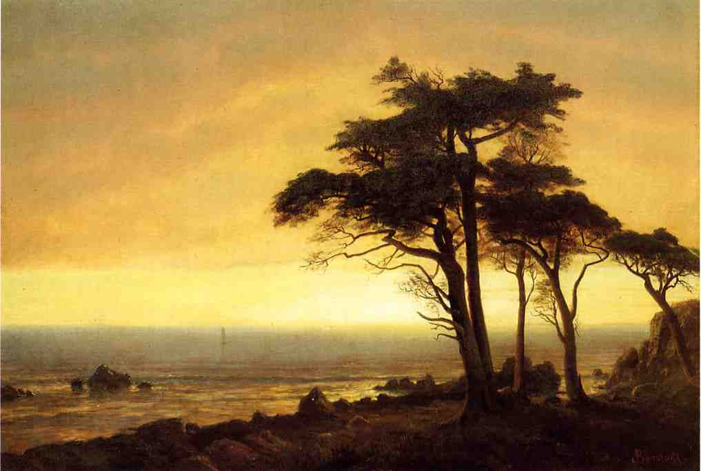 Albert Bierstadt California Coast 1875 Fine Art Print