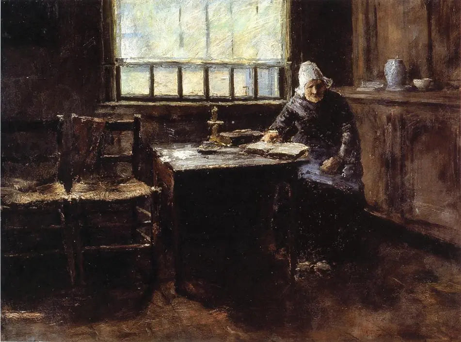 William Merritt Chase When One is Old 1883 Fine Art Print