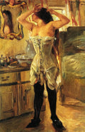 Lovis Corinth In a Corset 1910 Fine Art Print