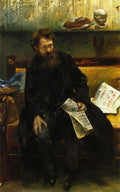 Lovis Corinth Portrait of the Poet Peter Hille 1902 Fine Art Print