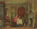 Edward Lamson Henry Drafting the Letter 1871 Fine Art Print