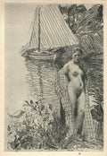 Anders Zorn My Model and My Boat 1894 Fine Art Print