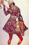 Leon Bakst The Firebird Michel Fokine as Tsarevitch 1910 Fine Art Print