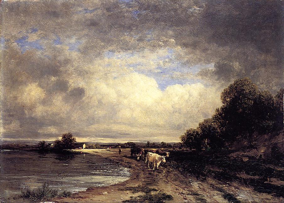 David Johnson Roadside, Shark River, New Jersey 1877 Fine Art Print