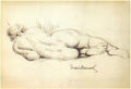 Ilya Mashkov The Model which Lies Behind 1910 Fine Art Print