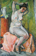 Ilya Mashkov Seated Nude 1918 Fine Art Print